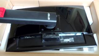 UNBOXING Asus VG248QE 144Hz 1ms Gaming Monitor 24quot LED LCD [upl. by Marsland]