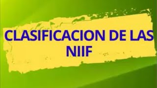 quotClasificación de las NIIF Guía para Entender las Normas Internacionales de Información Financieraquot [upl. by Aitnahc]