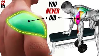 12 BEST REAR DELTOID EXERCISES AT GYM [upl. by Richma]