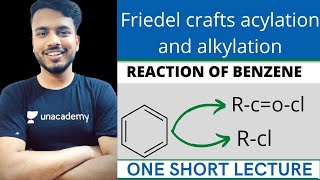 friedel crafts alkylation and acylation mechanism  reaction of benzene  reaction of benzene sgsir [upl. by Cahra560]