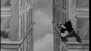 Popeye The Sailor  The Paneless Window Washer 1937 [upl. by Ltney]