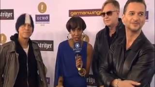 Depeche Mode  Interview  Echo Awards 2013 [upl. by Eilyab]