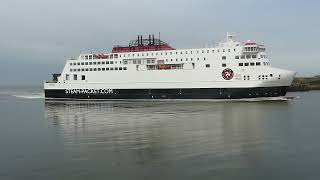 Manxman arriving at Heysham 10th October 2023 [upl. by Nesilla278]