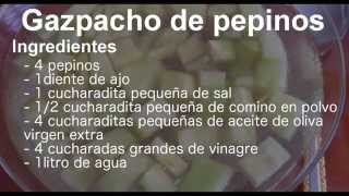 Gazpacho de pepino [upl. by Lobell]