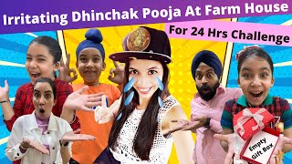 Irritating Dhinchak Pooja At Farm House For 24 Hours Challenge  Ramneek Singh 1313  RS 1313 VLOGS [upl. by Osterhus]