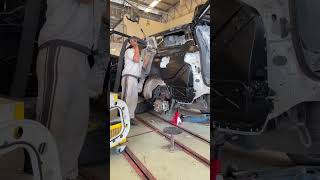 Lets take a look at how to change the rear fender of a FORTUNER repaircar automechanic car diy [upl. by Aigroeg]