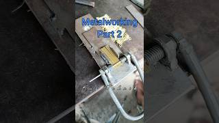 Part 2 Metalworking  the process of bending wire in large quantities diy metalworking fyp [upl. by Ruddie313]