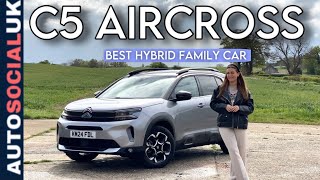 Citroen C5 Aircross new MILD hybrid  Best fun family car REVIEW UK [upl. by Odanref]