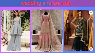 wedding sharara suit latest sharara suit collection [upl. by Cordle]