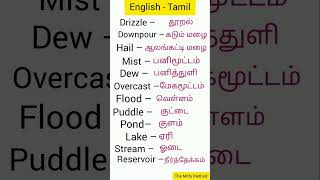 Daily use words in Tamil vocabulary spokenenglishforbeginnersintamil shorts shortsfeed [upl. by Medor868]