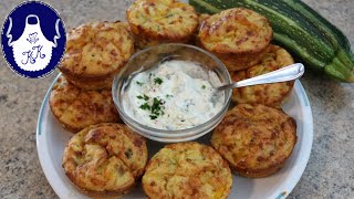 Zucchini  Käse Muffins ganz lecker saftig und fluffig [upl. by Potter442]