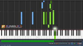 persona 3  living with determination  synthesia tutorial  HD  sound reason pianos [upl. by Hadlee543]