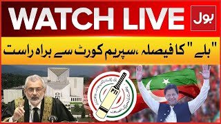 LIVE  Supreme Court Hearing In PTI Bat Symbol Case  Justice Qazi Faez Isa  PTI Latest News [upl. by Arikahs]