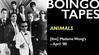 Animals Live – Oingo Boingo  Madame Wongs 1980 [upl. by Aubigny]