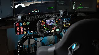 LMPPro Steering wheel  First laps [upl. by Attirehs582]