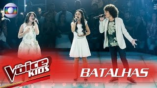 Giulia Soncini Laura d’Ávila e Luiz Ricardo cantam One Last Time nas Batalhas – The Voice Kids [upl. by Chloette]