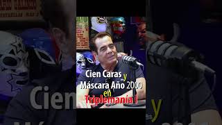 Cien Caras amp Máscara Año 2000 y las apuestas en Triplemanía I cmll triplea luchalibre [upl. by Volny790]