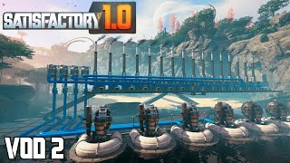 How to Build Your First Coal Plant  Satisfactory 10  VOD 2 [upl. by Dihahs]