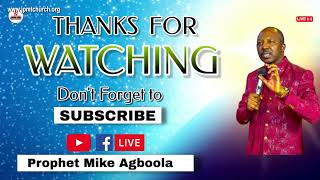 SUNDAY SERVICE 13TH OCTOBER 2024  MINISTERING PROPHET MIKE AGBOOLA Baba Ina Emi Mimo Lo Need [upl. by Epillihp]