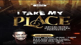 I TAKE MY PLACE  SUNDAY SERVICE  17TH MARCH 2024 [upl. by Fia972]