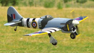 HAWKER TEMPEST TOP RC FLIGHT amp REVIEW  WW2 FIGHTERS [upl. by Matti905]