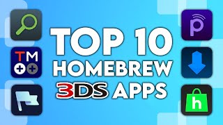 Top 10 Essential 3DS Homebrew Apps  Full Guide [upl. by Gerti566]