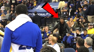 DRAYMOND GREEN GOT IN A FIGHT WITH A FAN [upl. by Lletniuq]