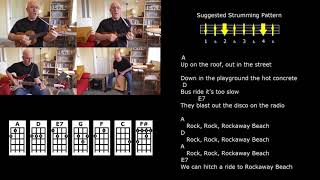 Rockaway Beach  The Ramones Ukulele StrumAlong Lesson  Jez Quayle [upl. by Karita]