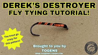 Dereks Destroyer  Fly Tying Tutorial [upl. by Aicatan]