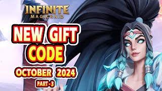 Infinite Magicraid New Gift Code  Infinite Magicraid New Gift Code October 2024 Part3 [upl. by Castle967]