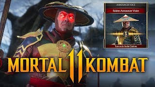 MORTAL KOMBAT 11  How To Unlock Raiden Announcer Voice amp NEW Online Crossplay Update [upl. by Emmi]