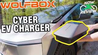 Perfect Cybertruck Charger  WOLFBOX Level 2 EV Charger Review [upl. by Ybocaj]