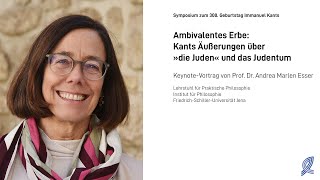 Ambivalentes Erbe Kants Äußerungen über „die Juden“ und das Judentum [upl. by Erodasi]