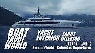 Heesen Yacht  Galactica Super Nova Mega Yacht boating yachting [upl. by Hanas]