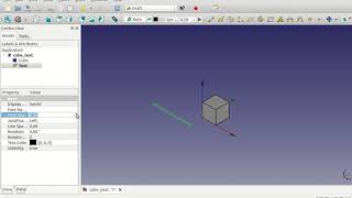 Freecad Adding text [upl. by Nesto]