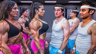 Steroid Women Vs Average Joes  Whos Stronger [upl. by Anemaj]