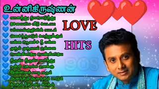 Unnikrishnan Love Hits Songs [upl. by Mullac]