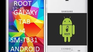 ROOT NO GALAXY TAB 4 SM T331 ANDROID 5 1 1 [upl. by Nolrev]