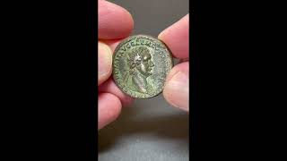 Domitian RIC 500 Date 86 AD AE Bronze As Rome Virtus [upl. by Ellehcit]