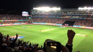 NZ vs SA 2015 World Cup SemiFinal  Grant Elliot winning 6 [upl. by Lem]