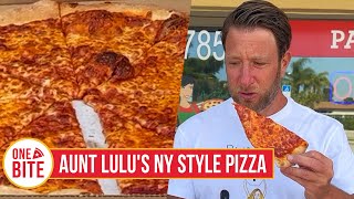 Barstool Pizza Review  Aunt Lulus NY Style Pizza Boca Raton FL [upl. by Bartolome946]