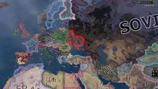 Götterdämmerung nonhistorical Kaiserreich route  Hoi4 Timelapse [upl. by Quita]