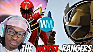 WATCHMOJO TOP 20 WORST POWER RANGERS CHARACTERS [upl. by Vilberg]