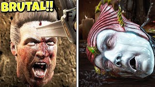 Top 20 Most BRUTAL FATALITIES in Mortal Kombat History [upl. by Bounds]