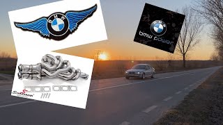 BMW 325i e46 Custom Exhaust Sound with Schmiedmann headersRM Motors rear muffler [upl. by Ann]