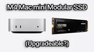 Mac mini M4 Modular SSD Upgradeable [upl. by Jehiel]