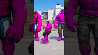 RANDOM SPIDERMAN VS PINK HULK BABY BATTLE gta5 hulk [upl. by Suoivart]