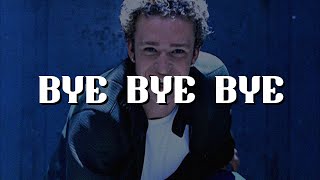 👋 NSYNC  Bye Bye Bye from Deadpool and Wolverine Lyrics [upl. by Ayocat800]