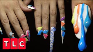 Lexi é elogiada pelas pinturas nas unhas  Salon Martone Negócios de Família  TLC Brasil [upl. by Akzseinga]