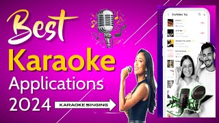 Best Karaoke Apps 2024 Sing with Lyrics and Video Top Karaoke Singing Apps Free Apps Paid Apps [upl. by Ahtelra8]